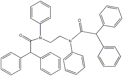 N,N'-1,2-ethanediylbis(N,2,2-triphenylacetamide) 结构式