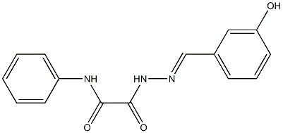 330858-68-9 N'-[(E)-(3-hydroxyphenyl)methylideneamino]-N-phenyloxamide