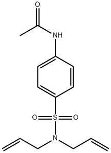 N-[4-[bis(prop-2-enyl)sulfamoyl]phenyl]acetamide Structure