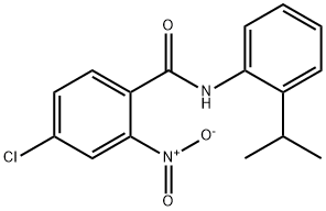 4-chloro-2-nitro-N-(2-propan-2-ylphenyl)benzamide Structure