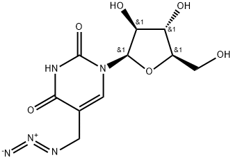 5-(Azidomethyl)arauridine, 34349-03-6, 结构式
