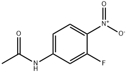 N-(3-氟-4-硝基苯基)乙酰胺, 345-30-2, 结构式