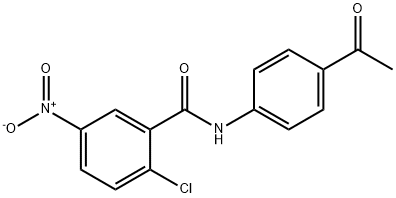 N-(4-Acetyl-phenyl)-2-chloro-5-nitro-benzamide,346723-04-4,结构式