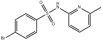 4-bromo-N-(6-methylpyridin-2-yl)benzenesulfonamide Struktur