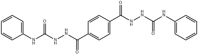 2,2'-[1,4-phenylenedi(carbonyl)]bis(N-phenylhydrazinecarboxamide) 结构式