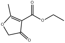 3-Furancarboxylic acid, 4,5-dihydro-2-methyl-4-oxo-, ethyl ester Structure