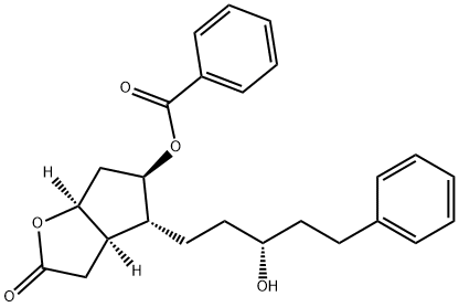 (3aR,4R,5R,6aS)-4-((R)-3-hydroxy-5-phenylpentyl)-2-oxohexahydro-2H-cyclopenta[b]furan-5-yl benzoate Structure