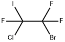 2-BROMO-1-IODO-1-CHLOROTRIFLUOROETHANE, 354-54-1, 结构式