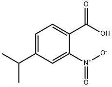 2-硝基-4-异丙基苯甲酸,35480-95-6,结构式
