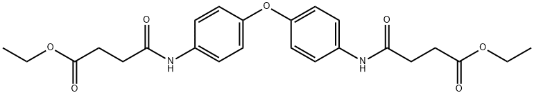 diethyl 4,4'-[oxybis(4,1-phenyleneimino)]bis(4-oxobutanoate) 结构式