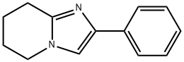 2-phenyl-5,6,7,8-tetrahydroimidazo[1,2-a]pyridine 结构式