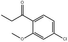 4'-氯-2'-甲氧基苯丙酮,36871-55-3,结构式