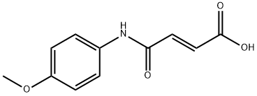 4-(4-methoxyanilino)-4-oxo-2-butenoic acid Structure
