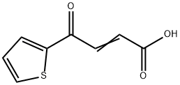 反-4-羰基-4-(噻吩-2-基)丁-2-烯酸 结构式