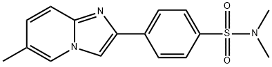 N,N-dimethyl-4-(6-methylimidazo[1,2-a]pyridin-2-yl)benzenesulfonamide|