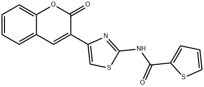 N-(4-(2-oxo-2H-chromen-3-yl)thiazol-2-yl)thiophene-2-carboxamide|