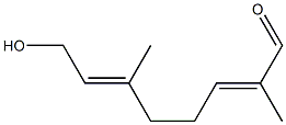 (6E)-8-oxogeraniol Struktur