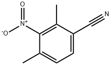 2,4-Dimethyl-3-nitro-benzonitrile Struktur