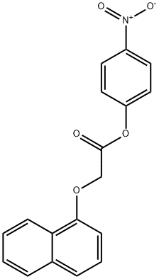 4-nitrophenyl 2-(naphthalen-1-yloxy)acetate Structure