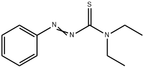 Diazenecarbothioamide, N,N-diethyl-2-phenyl- 化学構造式