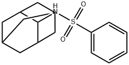 N-(tricyclo[3.3.1.1~3,7~]dec-2-yl)benzenesulfonamide 化学構造式