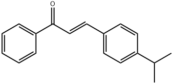 (2E)-1-phenyl-3-[4-(propan-2-yl)phenyl]prop-2-en-1-one Struktur