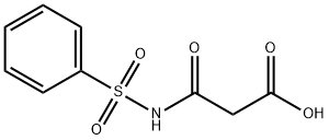 3-氧代-3-(苯基磺酰氨基)丙酸, 409332-59-8, 结构式