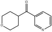 3-(oxane-4-carbonyl)pyridine Structure