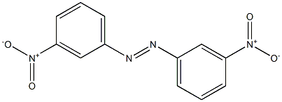 Diazene, bis(3-nitrophenyl)- 结构式