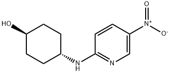(1R,4R)-4-(5-Nitropyridine-2-ylamino)cyclohexanol Structure