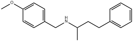 N-(4-methoxybenzyl)-N-(1-methyl-3-phenylpropyl)amine 结构式