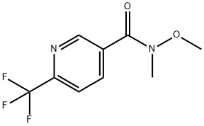 N-methoxy-N-methyl-6-(trifluoromethyl)nicotinamide,416852-53-4,结构式