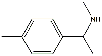 METHYL[1-(4-METHYLPHENYL)ETHYL]AMINE Structure