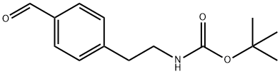 tert-Butyl 4-formylphenethylcarbamate Struktur