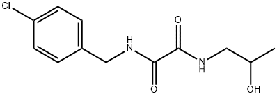 N-[(4-chlorophenyl)methyl]-N'-(2-hydroxypropyl)oxamide,428841-12-7,结构式