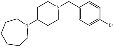 1-[1-(4-bromobenzyl)piperidin-4-yl]azepane Struktur