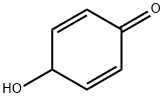4-hydroxycyclohexa-2,5-dien-1-one 化学構造式