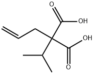 2-allyl-2-isopropylmalonic acid Structure