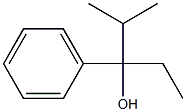 Benzenemethanol, a-ethyl-a-(1-methylethyl)- Struktur