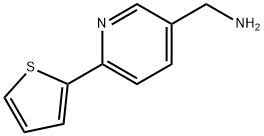 (6-(thiophen-2-yl)pyridin-3-yl)methanamine Structure