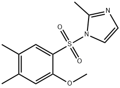1-((2-methoxy-4,5-dimethylphenyl)sulfonyl)-2-methyl-1H-imidazole,441784-02-7,结构式