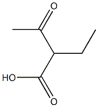 2-エチルアセト酢酸 化学構造式