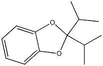1,3-Benzodioxole, 2,2-bis(1-methylethyl)-,4436-28-6,结构式