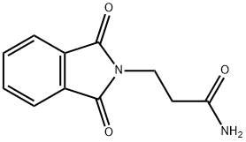 3-(1,3-二氧异喹啉-2-基)丙酰胺,4443-33-8,结构式