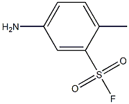 5-氨基-2-甲基苯-1-磺酰氟, 445-06-7, 结构式