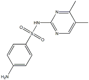 4-amino-N-(4,5-dimethylpyrimidin-2-yl)benzenesulfonamide, 4462-43-5, 结构式