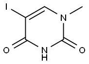 5-碘-1-甲基尿嘧啶 结构式