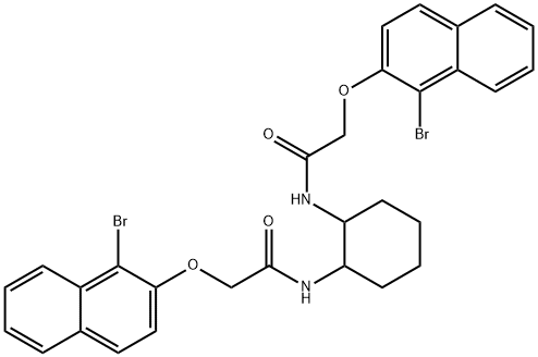 457921-20-9 N,N'-1,2-cyclohexanediylbis{2-[(1-bromo-2-naphthyl)oxy]acetamide}