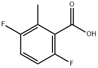 3,6-Difluoro-2-methylbenzoic acid, 459836-92-1, 结构式