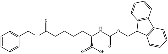 Fmoc-S-2-Aminopimelic acid 7-(phenylmethyl) ester Structure